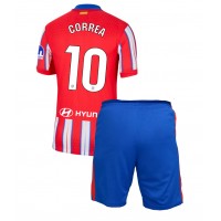 Dres Atletico Madrid Angel Correa #10 Domáci pre deti 2024-25 Krátky Rukáv (+ trenírky)